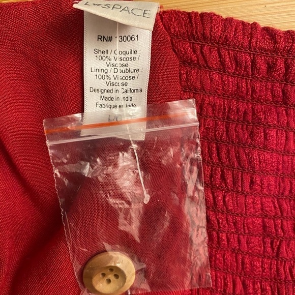 NWOT  L*Space Halter Neck Button Cover-Up Dress - Picture 5 of 5
